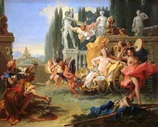 The Empire of Flora Oil Painting by Giovanni Battista Tiepolo