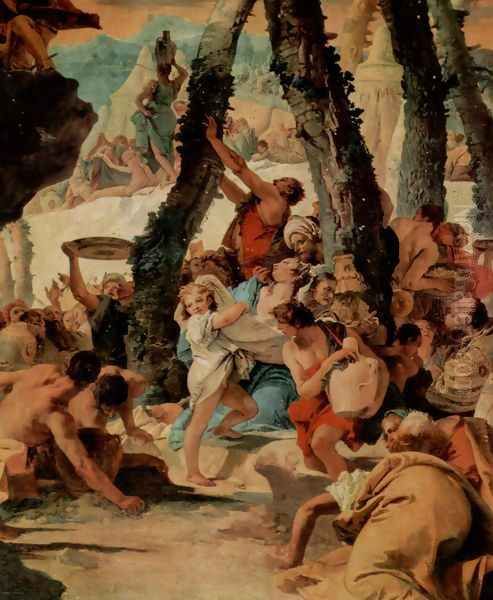 The harvest of divine Segens Oil Painting by Giovanni Battista Tiepolo