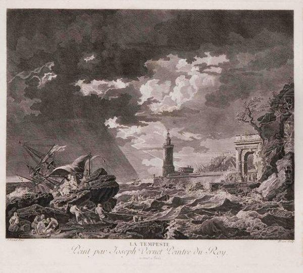 La Tempete Oil Painting by Claude-joseph Vernet