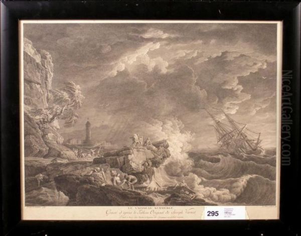 Untitled Oil Painting by Claude-joseph Vernet