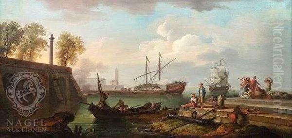 Vernet Oil Painting by Claude-joseph Vernet