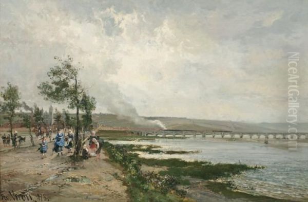 Le Retour De La Peche, Un Dimanche Oil Painting by Alexandre Rene Veron