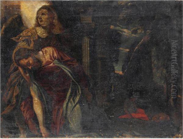 La Preghiera Di Cristo Nell'orto Degli Ulivi Oil Painting by Paolo Veronese (Caliari)