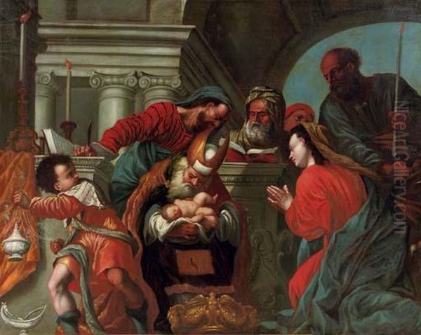 The Circumcision Oil Painting by Paolo Veronese (Caliari)