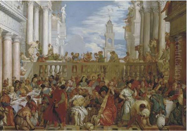 The Marriage At Cana Oil Painting by Paolo Veronese (Caliari)