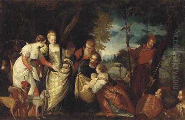 The Finding Of Moses Oil Painting by Paolo Veronese (Caliari)