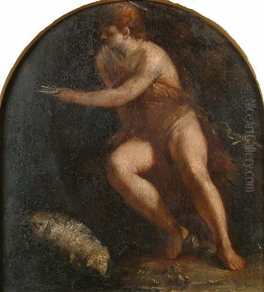 Saint John The Baptist Oil Painting by Paolo Veronese (Caliari)