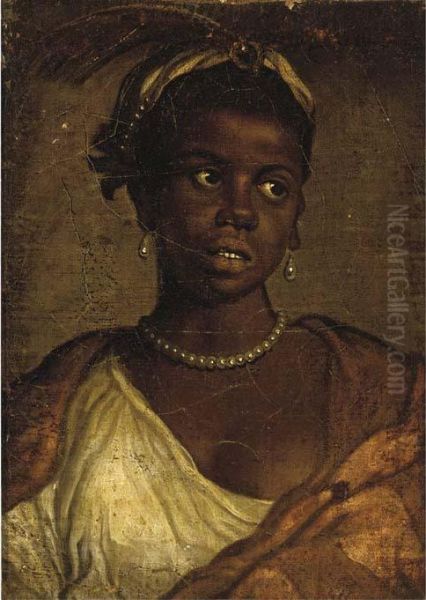 Portrait Of A Moorish Woman, Bust-length Oil Painting by Paolo Veronese (Caliari)