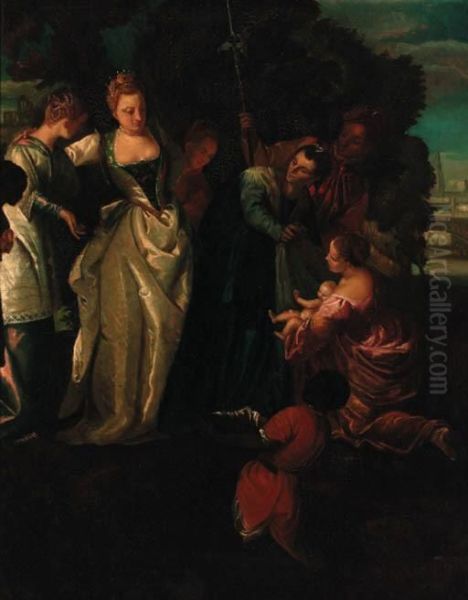 The Finding Of Moses Oil Painting by Paolo Veronese (Caliari)