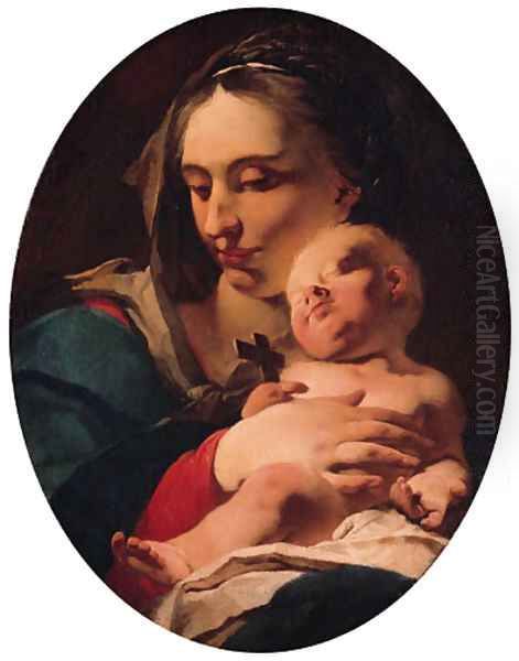 The Madonna and Child Oil Painting by Giovanni Battista Tiepolo