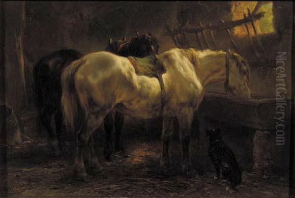 Well Deserved Rest Oil Painting by Wouterus Verschuur