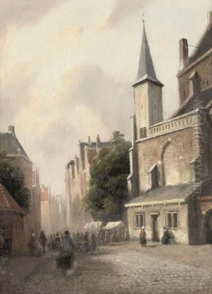 Haarlem Oil Painting by Pieter Gerard Vertin