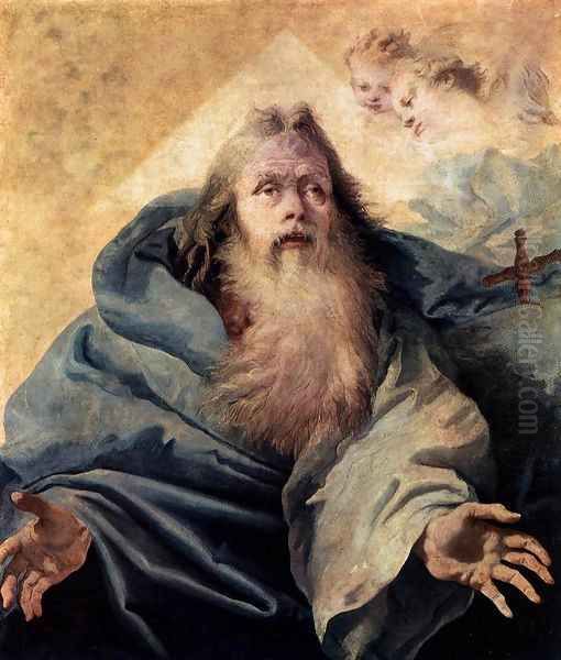 God the Father Oil Painting by Giovanni Domenico Tiepolo