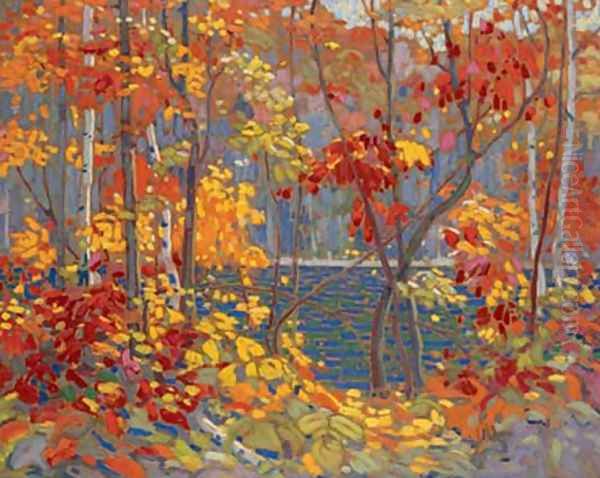 The Pool Oil Painting by Tom Thomson