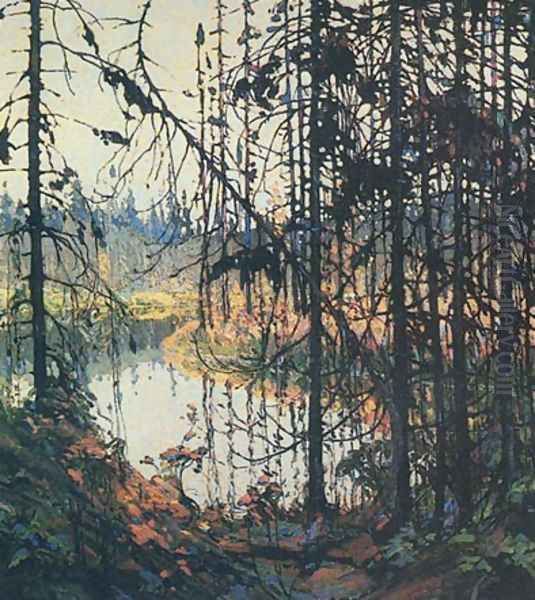 Northern River Oil Painting by Tom Thomson