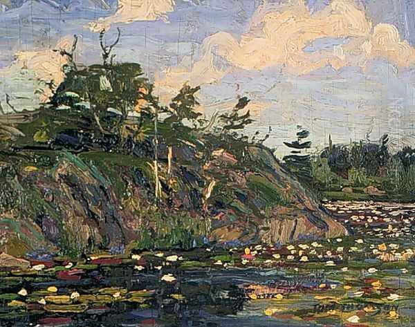 The Lily Pond Oil Painting by Tom Thomson