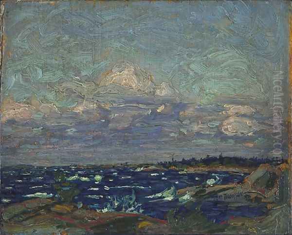 Windy Day: Rough Weather in the Islands Oil Painting by Tom Thomson