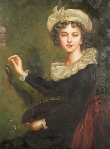 Self Portrait Oil Painting by Elisabeth Vigee-Lebrun