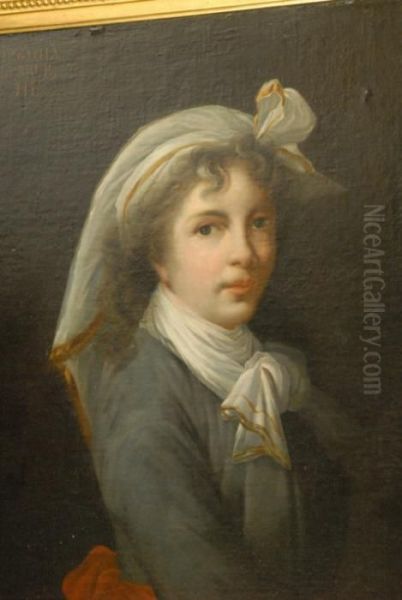 Portrait Of Virginia Oil Painting by Elisabeth Vigee-Lebrun