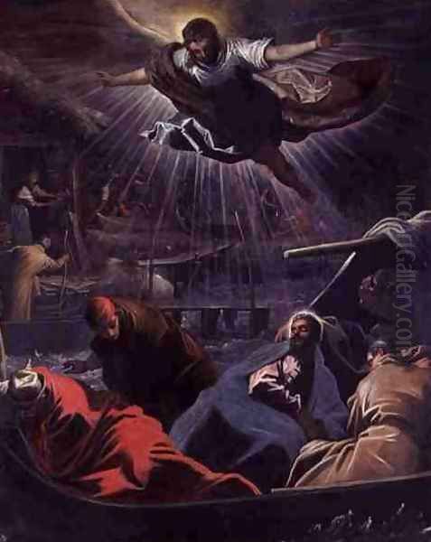 The Dream of St. Mark Oil Painting by Domenico Tintoretto