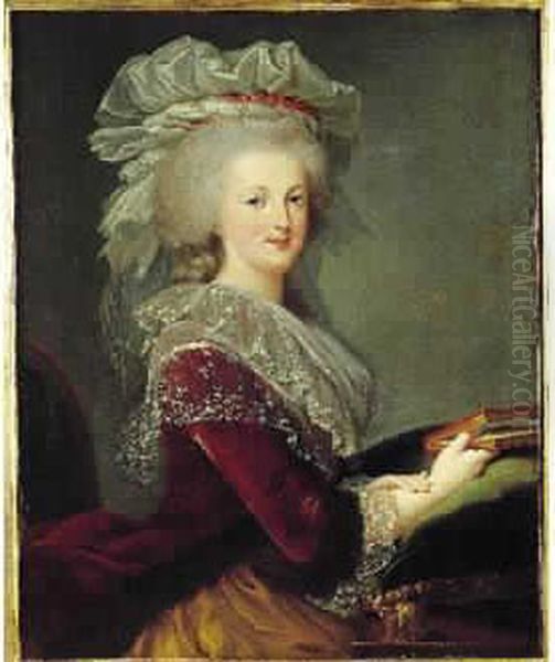 Attribue A Louise Elisabeth Vigee Lebrun Oil Painting by Elisabeth Vigee-Lebrun