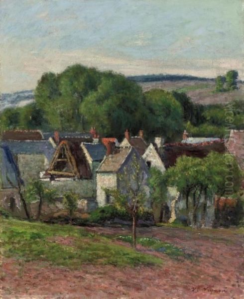 L'hameau Oil Painting by Claude Vignon