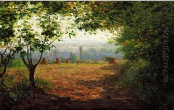 Paysage Avec Meules Oil Painting by Claude Vignon