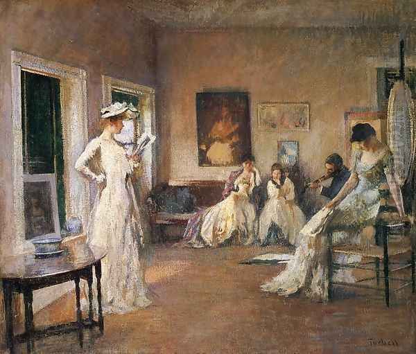 Rehearsal in the Studio Oil Painting by Edmund Charles Tarbell