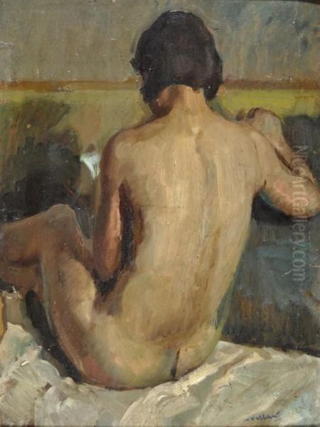 Nudo Di Schiena Oil Painting by Gennaro Villani