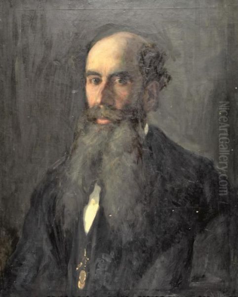 Ritratto D'uomo Oil Painting by Gennaro Villani