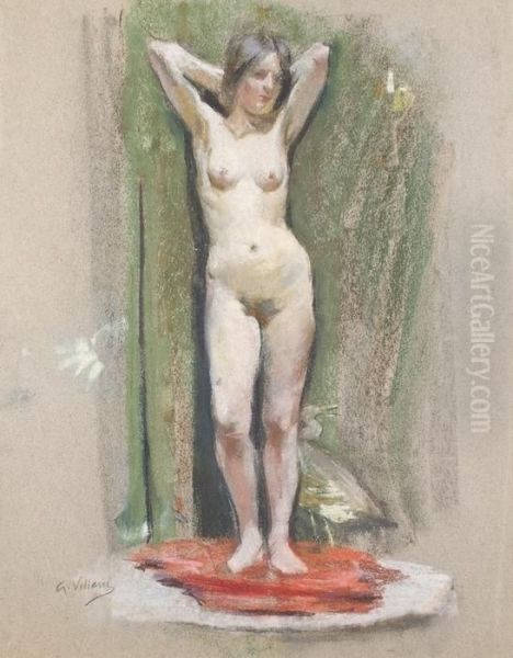 Nudo Di Giovane Donna Oil Painting by Gennaro Villani