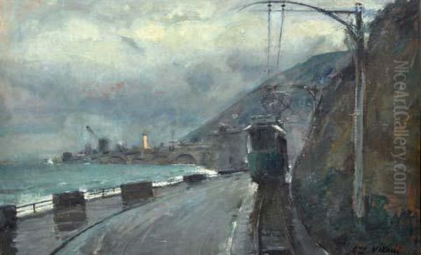 Castellammare Oil Painting by Gennaro Villani