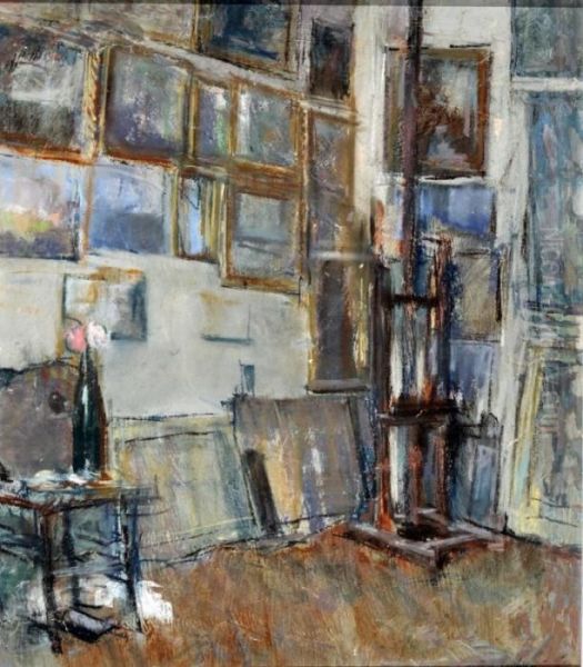 Lo Studio Dell'artista Oil Painting by Gennaro Villani