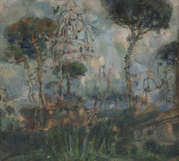 Paesaggio Oil Painting by Gennaro Villani