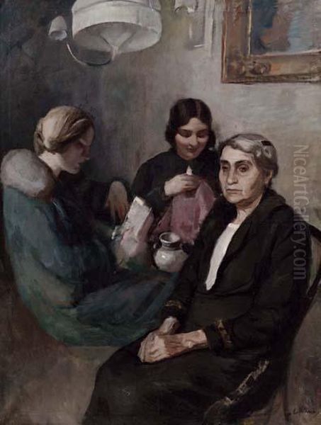 La Famiglia Villani Oil Painting by Gennaro Villani