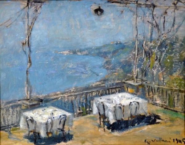 Ristorante D'angelo Oil Painting by Gennaro Villani