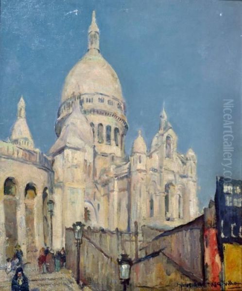 Montmartre Oil Painting by Gennaro Villani