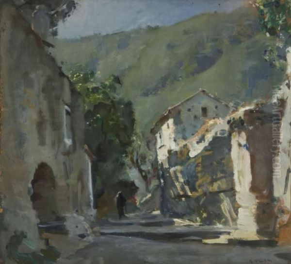 Scorcio Di Paese Oil Painting by Gennaro Villani