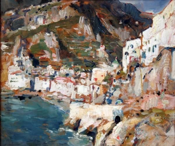 Amalfi Oil Painting by Gennaro Villani