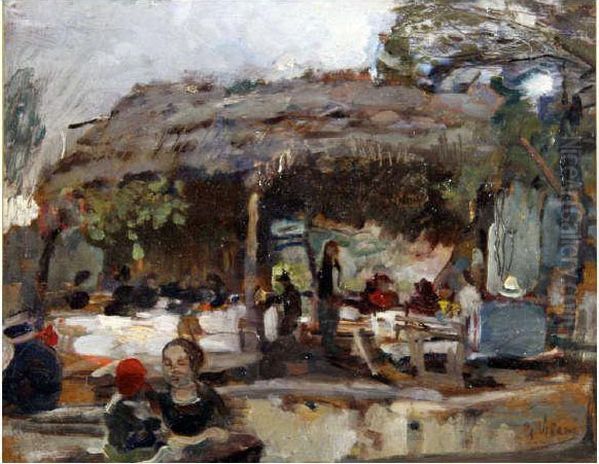 Osteria Oil Painting by Gennaro Villani