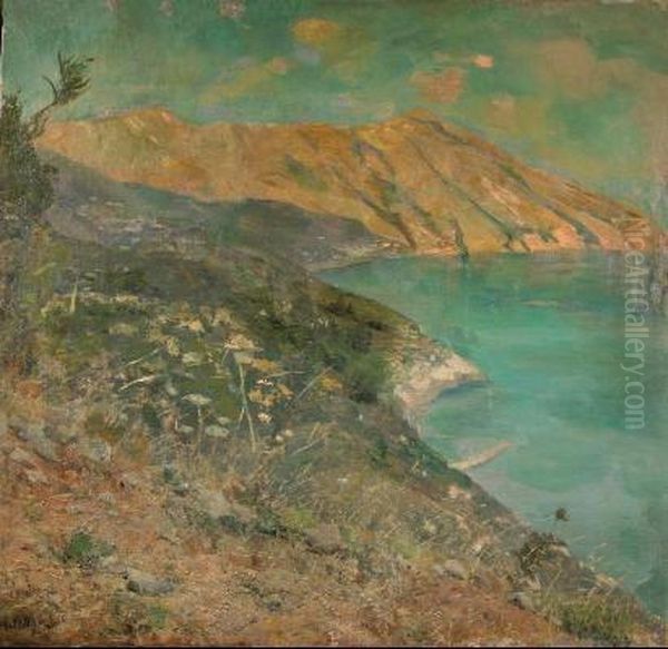 Costiera Sorrentina Oil Painting by Gennaro Villani