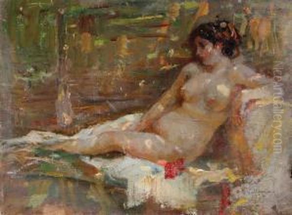 Nudo Oil Painting by Gennaro Villani