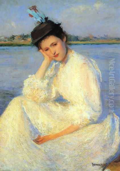 Portrait of a Lady Oil Painting by Edmund Charles Tarbell