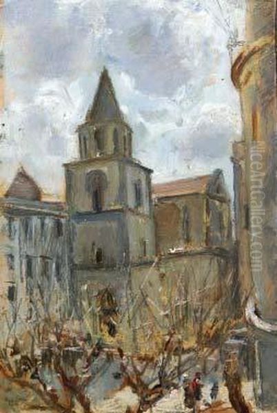 Chiesa Di S. Pietro A Maiella Oil Painting by Gennaro Villani