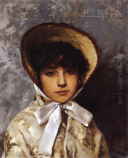 Elena Oil Painting by Edmund Charles Tarbell