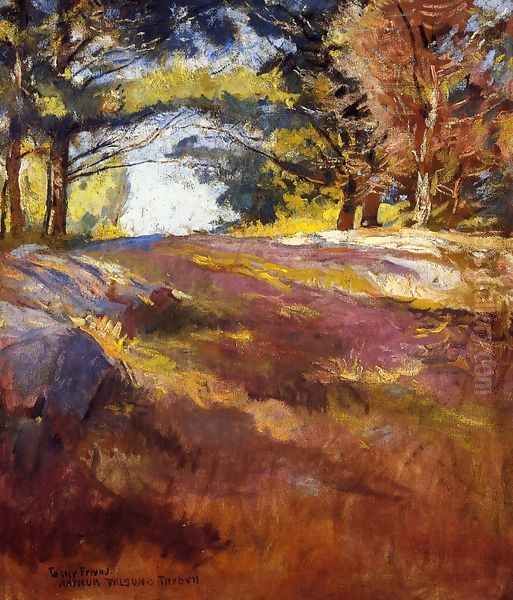 Study for 'On Bos'n's Hill Oil Painting by Edmund Charles Tarbell