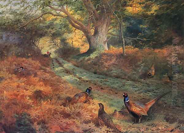 The Bridle Path Oil Painting by Archibald Thorburn