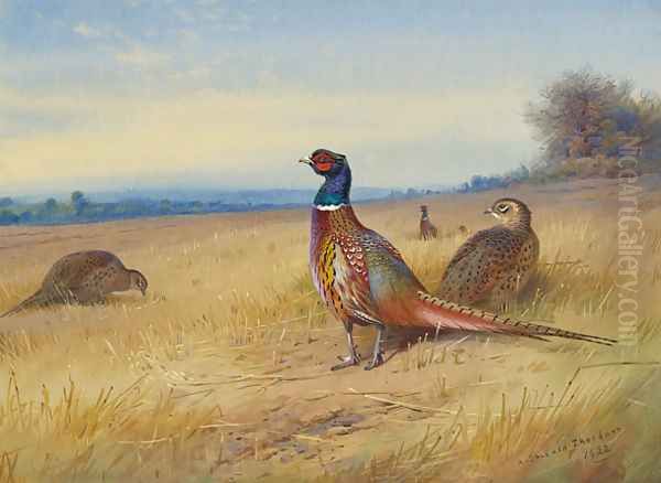 Keeping Watch Oil Painting by Archibald Thorburn