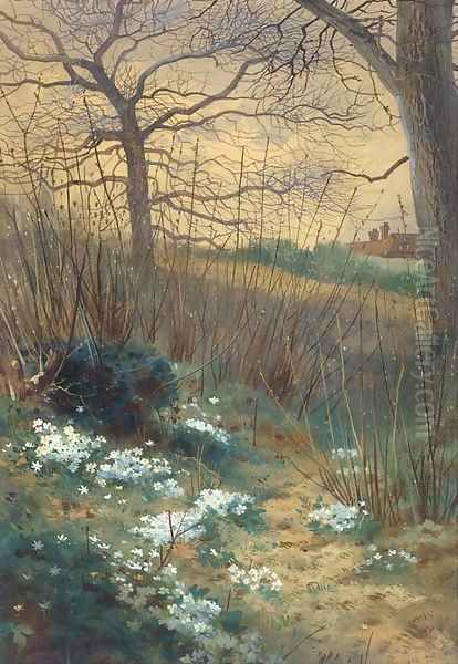 An early spring morning Oil Painting by Archibald Thorburn