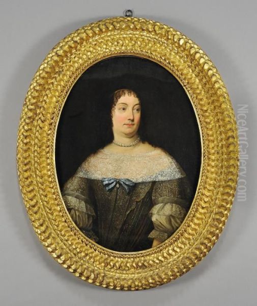 Ritratto Di Elisabetta Duchessa Di Chaulnes Oil Painting by Jacob Ferdinand Voet